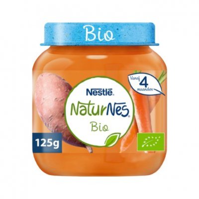 NaturNes Zoete aardappel wortel 4+ m babyvoeding